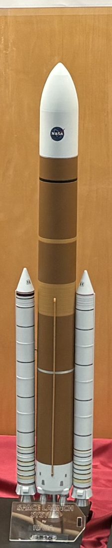 SLS 1:144 scale rocket model